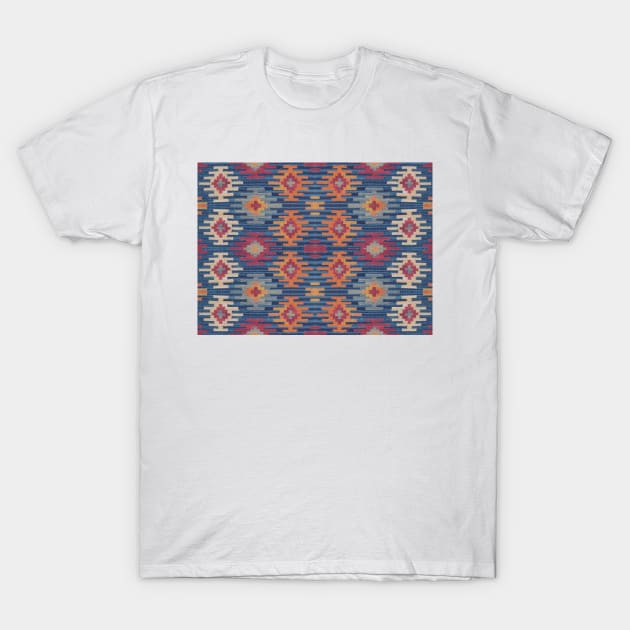 Navajo , Kilim , Aztec , Southwest T-Shirt by justrachna